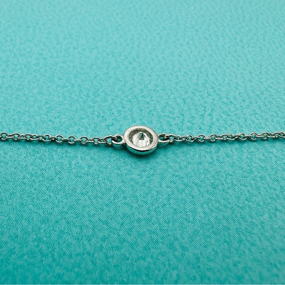 Tiffany & Co. .15 Diamonds by the Yard Bracelet in Platinum 6” with Packaging - Picture 4 of 11